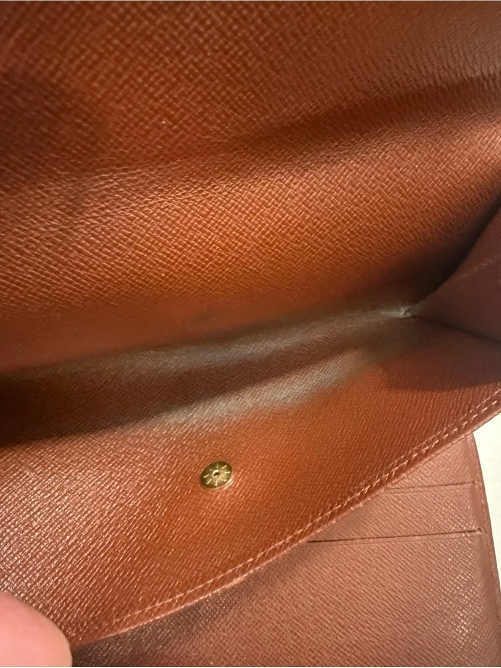 Louis Vuitton Monogram Continental Wallet in Brown and Gold
